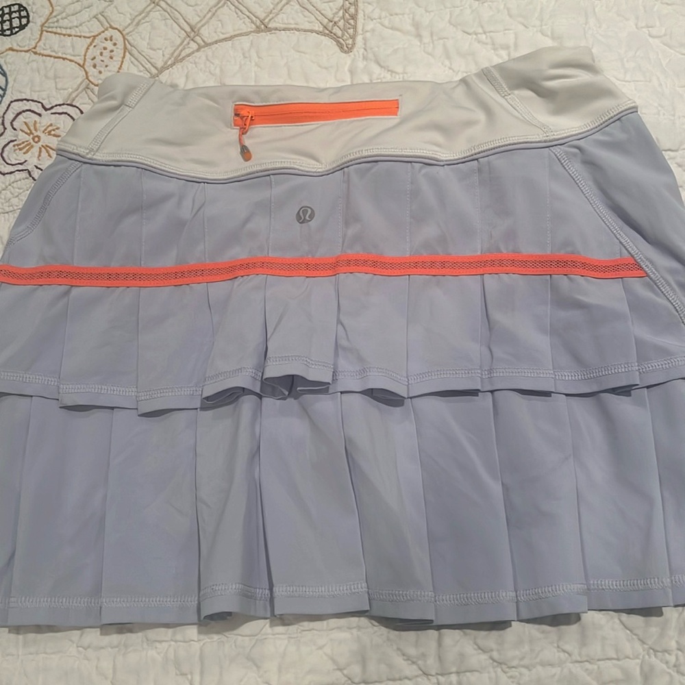 Gently worn Lululemon tennis skort with attached shorts